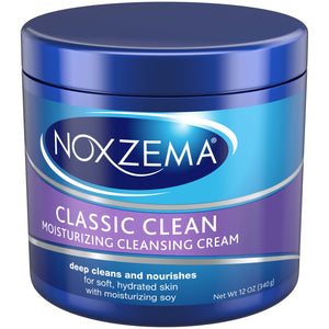 Noxzema Facial Cleanser Moisturizing Cream, 12 oz