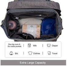 Load image into Gallery viewer, Travel Backpack Diaper Bag With Baby Bed/Changing Station
