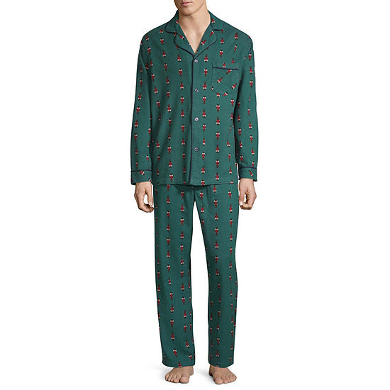 Stafford Mens 2-pc. Pant Pajama Set Big and Tall