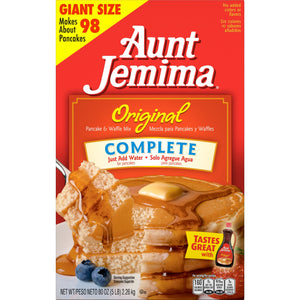 Aunt Jemima Buttermilk Complete Pancake & Waffle Mix, 80 oz Box