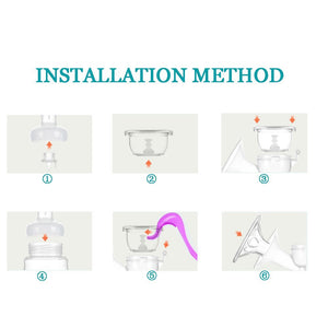 1 Pack Manual Breast Pump Device, Non-Electric