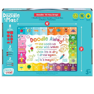 Chuckle & Roar Jumbo 4' x 3' Aqua Draw Doodle Mat