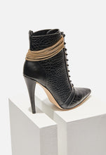 Load image into Gallery viewer, Keep Me High Chain Detail Stiletto Bootie
