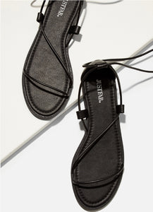 Bold Boundaries Flat Sandal