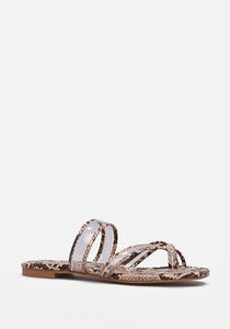 Brennon Strappy Flat Sandal