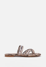 Load image into Gallery viewer, Brennon Strappy Flat Sandal
