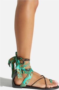 Bobbylee Ankle Tie Sandal