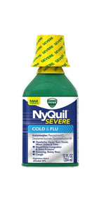 NyQuil Severe Nighttime Cold & Flu Relief Liquid 12oz