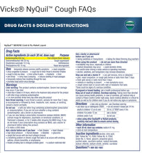 Load image into Gallery viewer, NyQuil Severe Nighttime Cold &amp; Flu Relief Liquid 12oz
