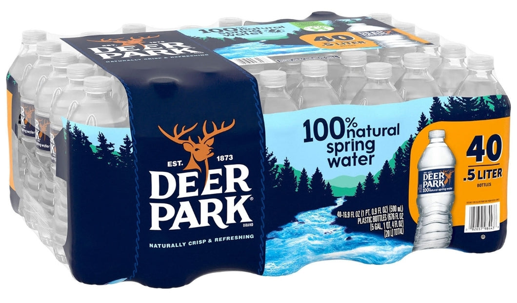 Deer Park 100% Natural Spring Water (16.9 oz / 40 pack)