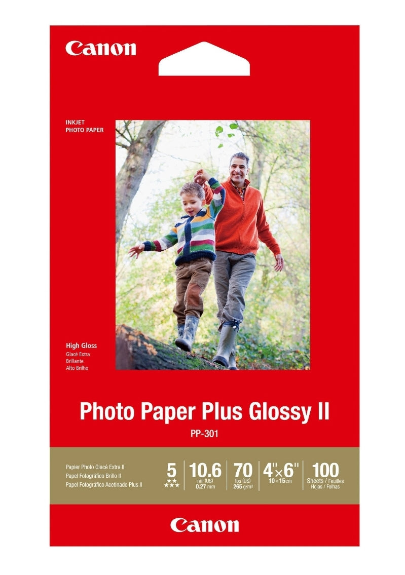 Canon Photo Paper Plus Glossy II 4” x 6