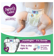 Load image into Gallery viewer, Parent&#39;s Choice Dry and Gentle Baby Diapers, Size 5, 156 Count
