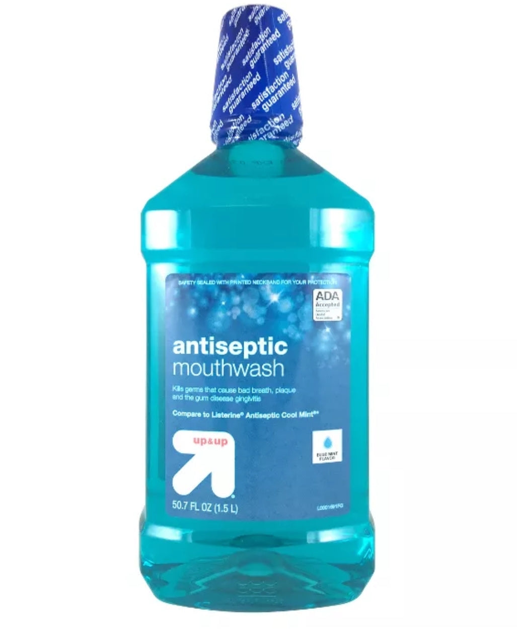 Antiseptic Mouthwash Blue Mint - 50.7 fl oz - Up&Up™