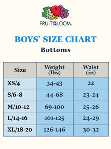 Fruit Of The Loom Boys' Assorted Cotton Boxer Briefs, 5 Pack