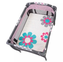 Load image into Gallery viewer, Baby Trend Lil Snooze Deluxe II Nursery Center- Daisy Dots
