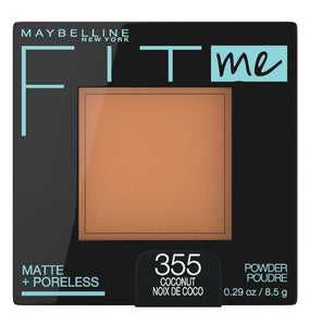 Maybelline Fit Me Matte + Poreless Pressed Face Powder Makeup, Coconut, 0.29 oz