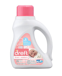 Dreft Stage 1 Newborn Liquid Laundry Detergent, 40 Oz.