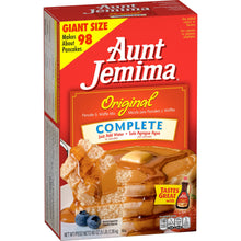 Load image into Gallery viewer, Aunt Jemima Buttermilk Complete Pancake &amp; Waffle Mix, 80 oz Box
