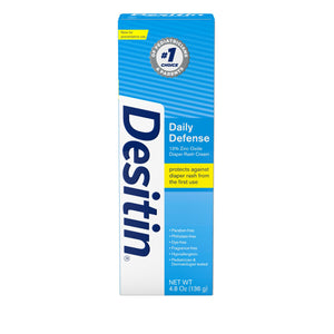 Desitin Daily Defense Baby Diaper Rash Cream with Zinc Oxide, 4.8 oz