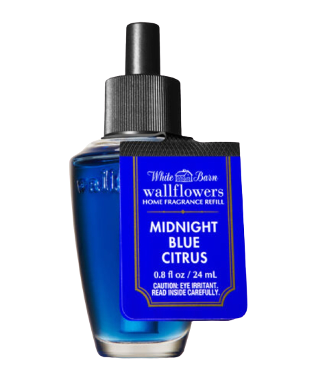 Bath & Body Works Midnight Blue Citrus 0.8oz Wallflowers Fragrance Refill, 2 pack