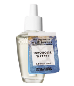 Bath & Body Works Turquoise Waters 0.8oz Wallflowers Fragrance Refill, 2 pack