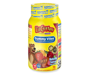 L'il Critters Gummy Vites Complete Multivitamin Dietary Supplement Gummies, 70 ct Bottle