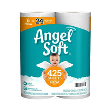 Load image into Gallery viewer, Angel Soft Toilet Paper - 6 Mega Rolls
