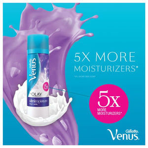 Gillette Venus with Olay Ultra Moisture Violet Swirl Shave Gel, 2.5 oz