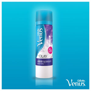 Gillette Venus with Olay Ultra Moisture Violet Swirl Shave Gel, 2.5 oz